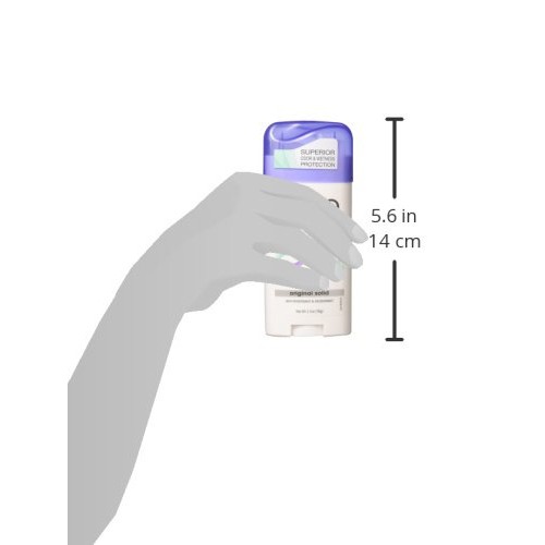 Sure Original Solid Unscented, Anti-Perspirant Deodorant 2.70 oz (Pack Of 3)