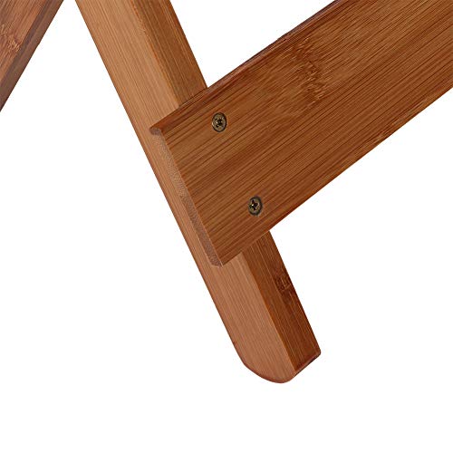 Bamboo Folding Stool Makeup Stool Shower Bench Portable Seat Small Bench for ...