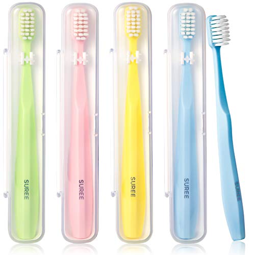 Extra Soft Toothbrush for Sensitive Teeth, Upgraded 10000 Bristles Micro Nano...