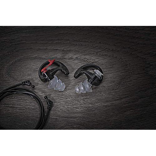 SureFire EP4 Sonic Defenders Plus filtered Earplugs, triple flanged design, r...