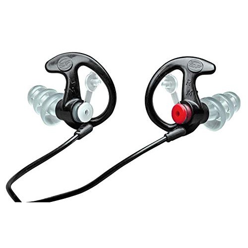 SureFire EP4 Sonic Defenders Plus filtered Earplugs, triple flanged design, r...