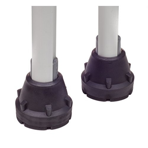 SureTip Black Crutch Tips & Cane Tip (Pair of 2) – 1 Size Fits All 3/4" 7/8” ...