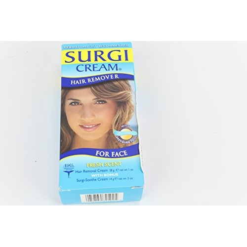 Surgi-Care Surgi-Cream Invisi-Bleach Hair Remover for Face - Fresh - 1.5 oz