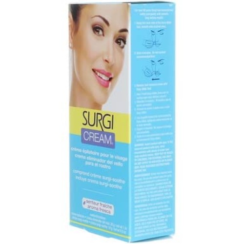 Surgi-cream Hair Remover For Face,  1-Ounce Tubes (Pack of 3)