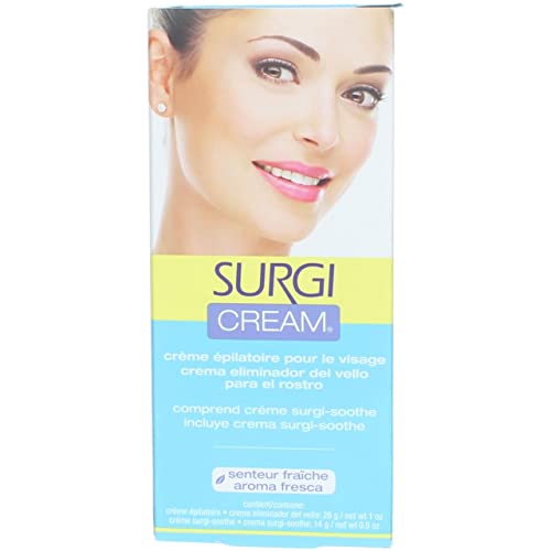 Surgi Cream Hair Remover Face 1 Ounce Fresh Scent (29ml)