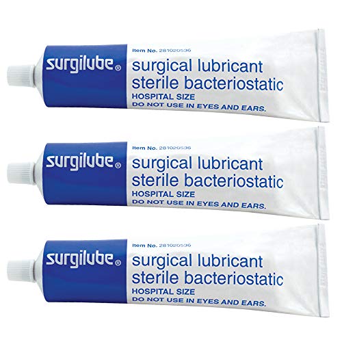 Surgilube Surgical Lubricant Sterile Jelly - 4.25 Ounces Each (Value Pack of 3)