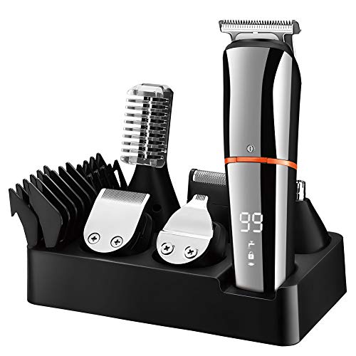 SURKER Beard Trimmer for Men Hair Clippers Body Mustache Nose Hair Groomer Co...