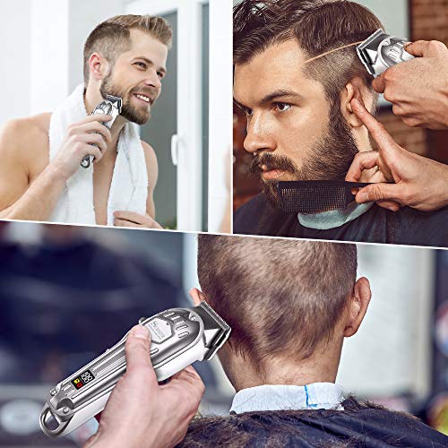 SURKER Mens Hair Clippers Cord Cordless Hair Trimmer Professional Haircut Kit...