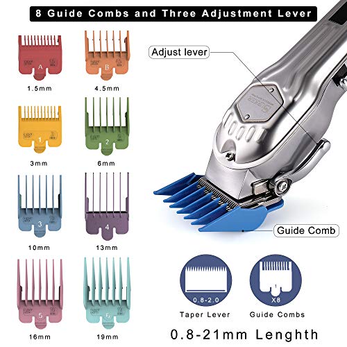 SURKER Mens Hair Clippers Cord Cordless Hair Trimmer Professional Haircut Kit...