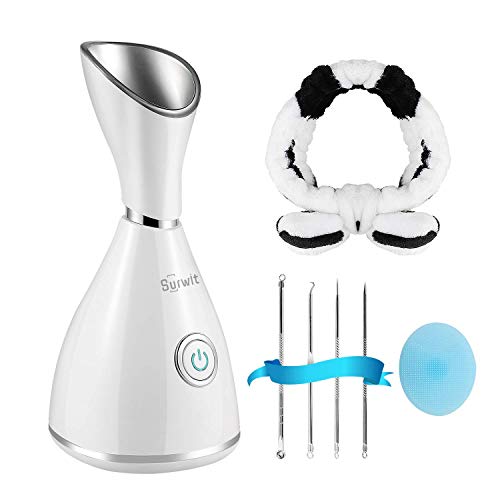 Facial Steamer - Surwit 10X Penetration Pro Nano Ionic Face Steamer for Facia...