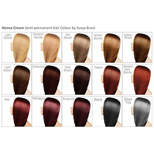 Surya Brasil Products Henna Cream, Dark Brown, 2.37 Fluid Ounce