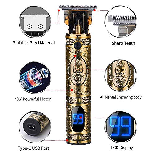 Hair Clippers for Men, Suttik Professional Hair Trimmer for Barber, Beard Tri...