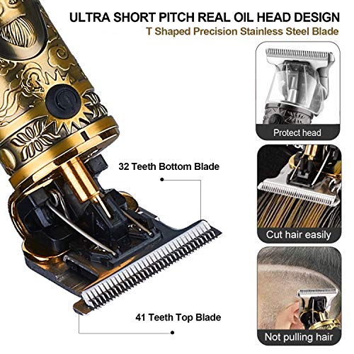 Hair Clippers for Men, Suttik Professional Hair Trimmer for Barber, Beard Tri...