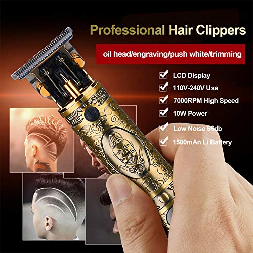 Hair Clippers for Men, Suttik Professional Hair Trimmer for Barber, Beard Tri...