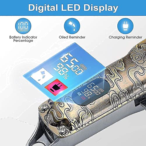 Haircut Clippers and Trimmers Set of 3, Suttik Cordless Ornate Hair Clippers ...
