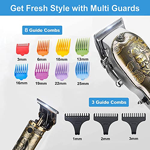 Suttik Hair Clippers for Men, Professional Clippers and Trimmers Set, Cordles...
