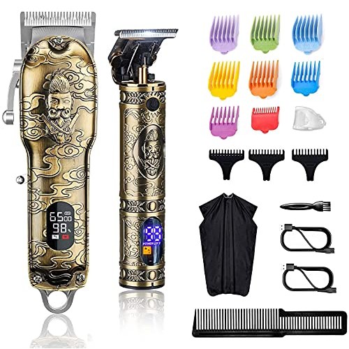 Suttik Hair Clippers for Men, Professional Clippers and Trimmers Set, Cordles...