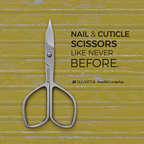 Suvorna 7Pcs Premium Manicure Set - Japanese Steel Nail/Cuticle Nippers, Nail...