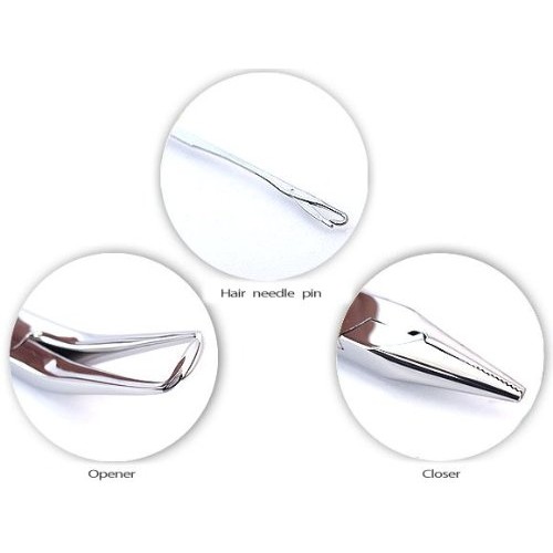 Suvorna Hair Extension Tools & Microlinks Hair Extensions Kit for Micro link ...