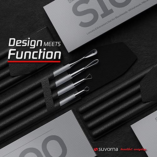 Suvorna Skinpal S100 Pimple Popper tool Kit. Lancet for Facial Milia Remover....