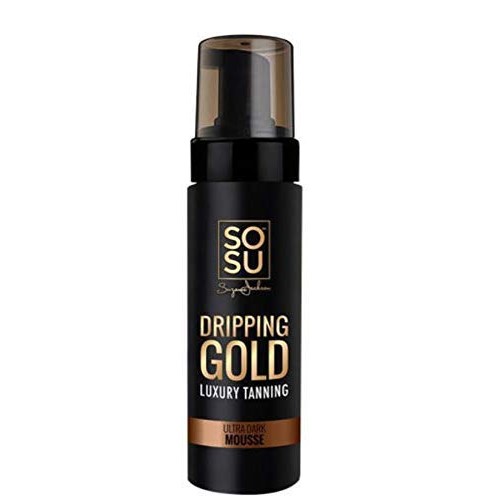 SOSU Dripping Gold Luxury Tanning Mousse 5 Oz! Formulated with Hyaluronic Aci...