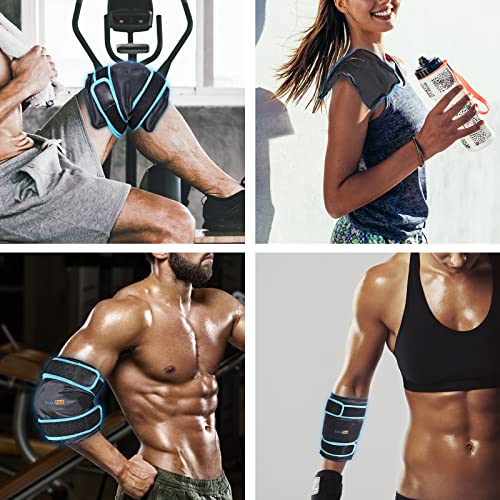 SuzziPad Knee Ice Pack for Injuries Reusable Gel Cold Pack with Cold Compress...