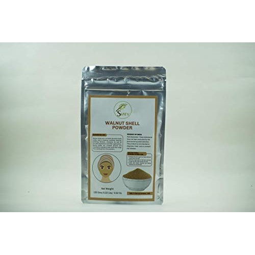 SVATV Walnut Shell Powder (Juglans regia L.) for facial Scrub Formulation, Li...