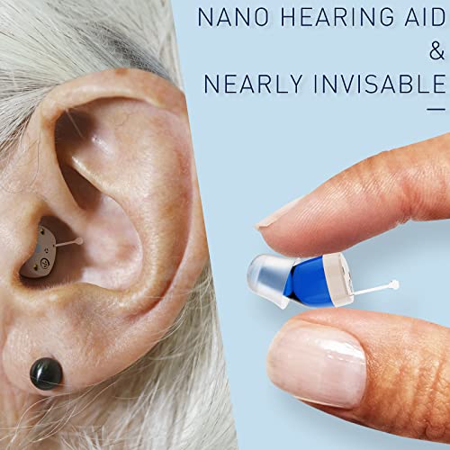 Hearing Aids by Svinz, Nano Hearing Amplifier, Rechargeable Hearing Earbuds f...