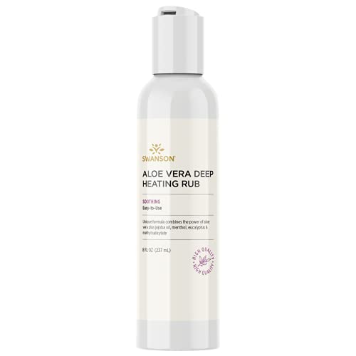 Swanson Aloe Vera Deep Heating Rub 8 fl Ounce (237 ml) Gel
