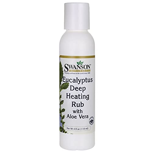 Swanson Eucalyptus Deep Heating Rub w/Aloe Vera 4 fl Ounce (118 ml) Gel