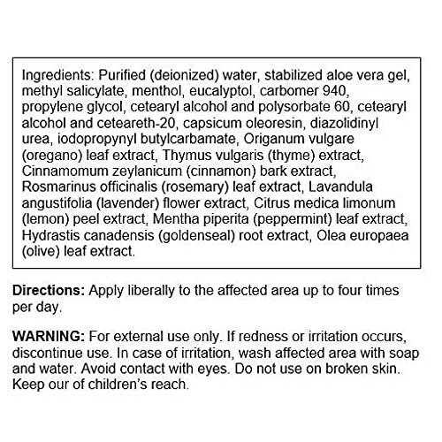 Swanson Eucalyptus Deep Heating Rub w/Aloe Vera 4 fl Ounce (118 ml) Gel