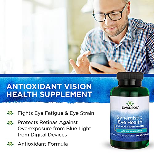 Swanson Lutein & Zeaxanthin Synergistic Eye Health Vision Retina Macula Suppl...
