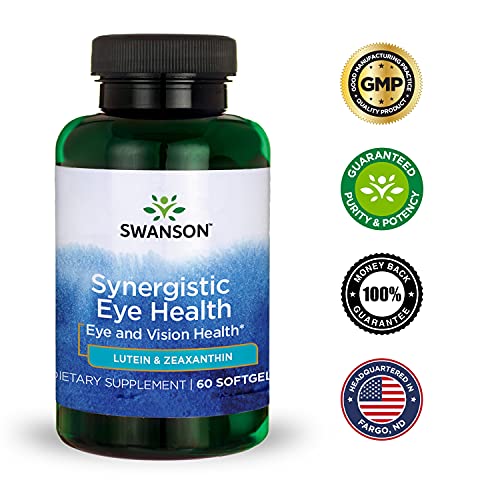 Swanson Lutein & Zeaxanthin Synergistic Eye Health Vision Retina Macula Suppl...