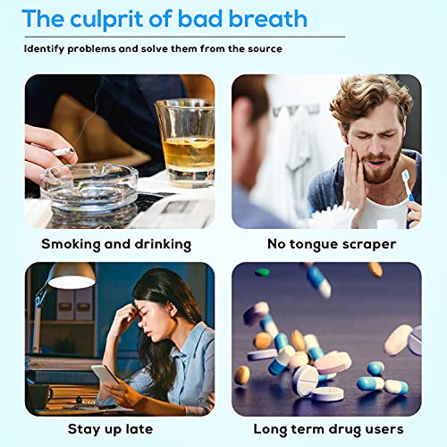 Premium 3pcs Metal Tongue Scraper Cleaner for Adults & Kids, Portable Stainle...