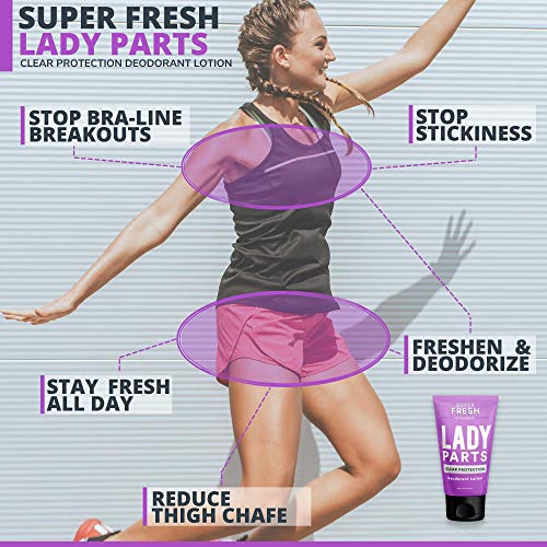 Super Fresh Lady Parts Aluminum Free Deodorant For Women - Feminine Hygiene L...
