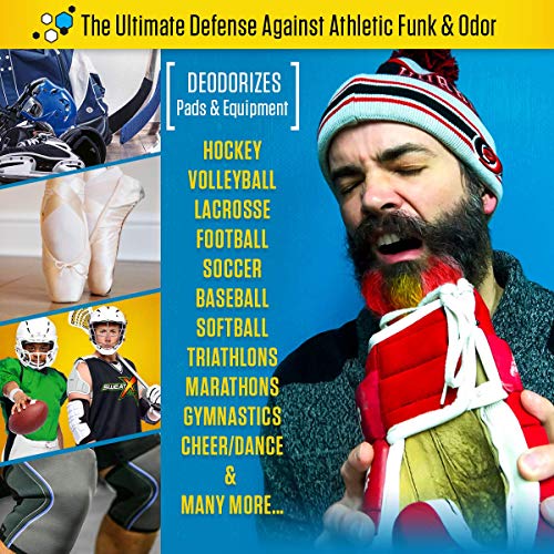 Sweat X Sport Extreme Odor Spray, Multipurpose Deodorizer for Stinky Shoes, S...