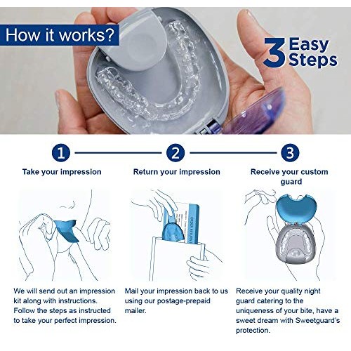 SWEETGUARDS - Lower Guard(Hard-3mm) - Custom Dental Night Guard, Durable Mout...