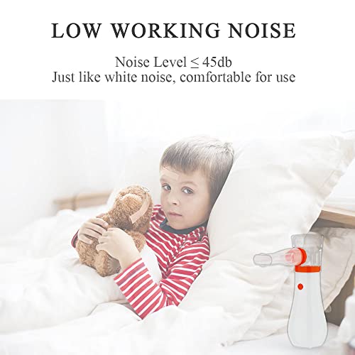 Portable Nebulizer for Kids and Adults, 3 Speed Rates Handheld Nebulizer Mach...