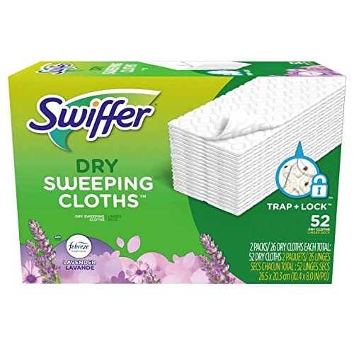 Swiffer Sweeper Dry Sweeping Pad, Multi Surface Refills for Dusters Floor Mop...
