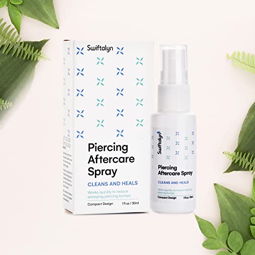Swiftalyn Piercing Aftercare Spray Advance Treatment to Shrink Clean and Heal...