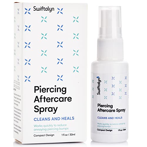 Swiftalyn Piercing Aftercare Spray Advance Treatment to Shrink Clean and Heal...