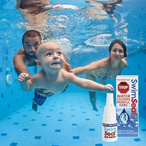 SwimSeal Ear Drops for Protection Against Trapped Water! Replaces Earplugs - ...