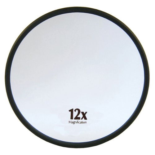 Swissco Suction Cup Mirror 12x Magnification, 5 inches