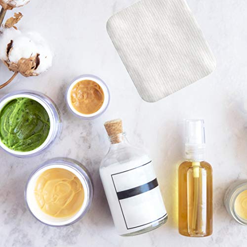 Swisspers Premium Cotton Facial Cleansing Pads, Disposable Washcloth (Pack of 6)