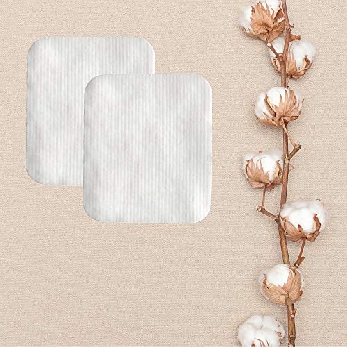 Swisspers Premium Cotton Facial Cleansing Pads, Disposable Washcloth (Pack of 6)