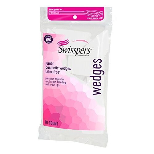 Swisspers Premium Pro Cosmetic Wedges, Latex-Free Makeup Wedge, Jumbo Size, 1...