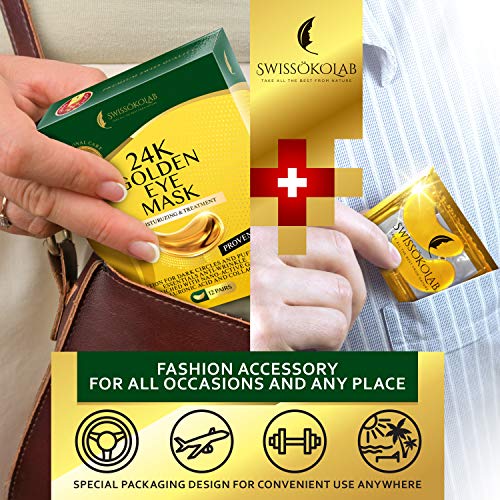 Under Eye Patches For Puffy Eyes 24k Gold Eye Mask For Dark Circles And Puffi...