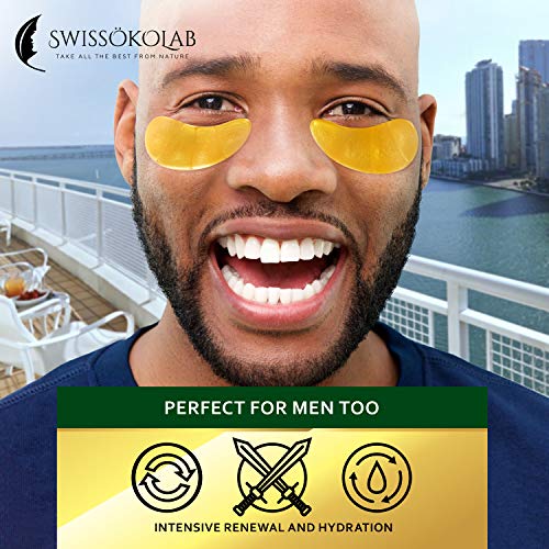 Under Eye Patches For Puffy Eyes 24k Gold Eye Mask For Dark Circles And Puffi...
