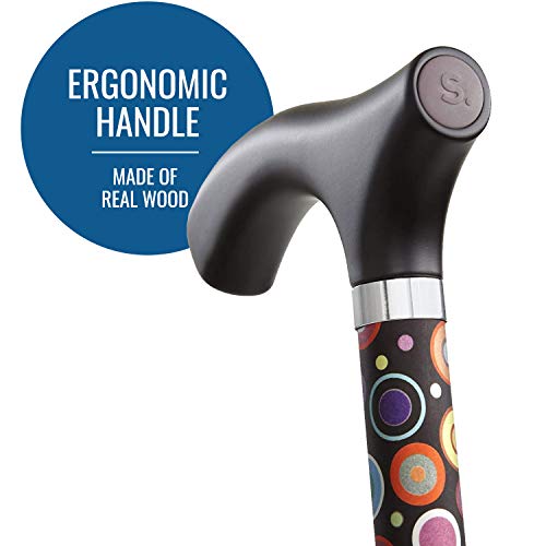 Switch Sticks Walking Cane for Men or Women, Foldable and Adjustable from 32-...