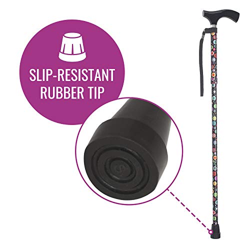 Switch Sticks Walking Cane for Men or Women, Foldable and Adjustable from 32-...